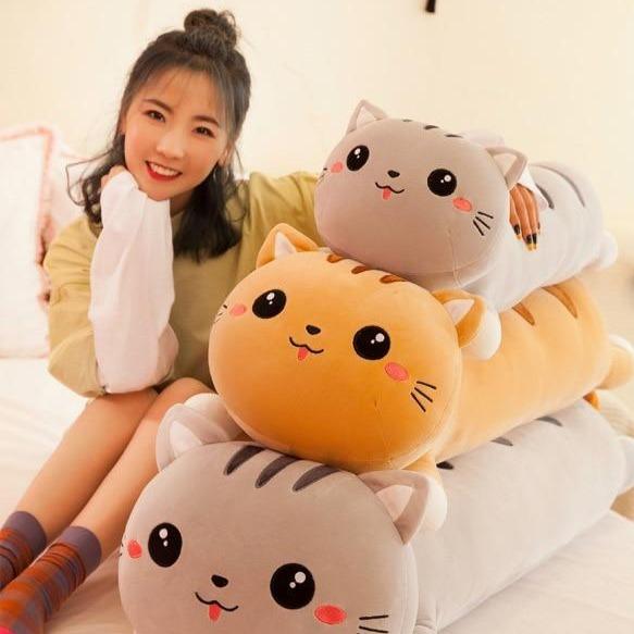 Coussin Peluche Chat