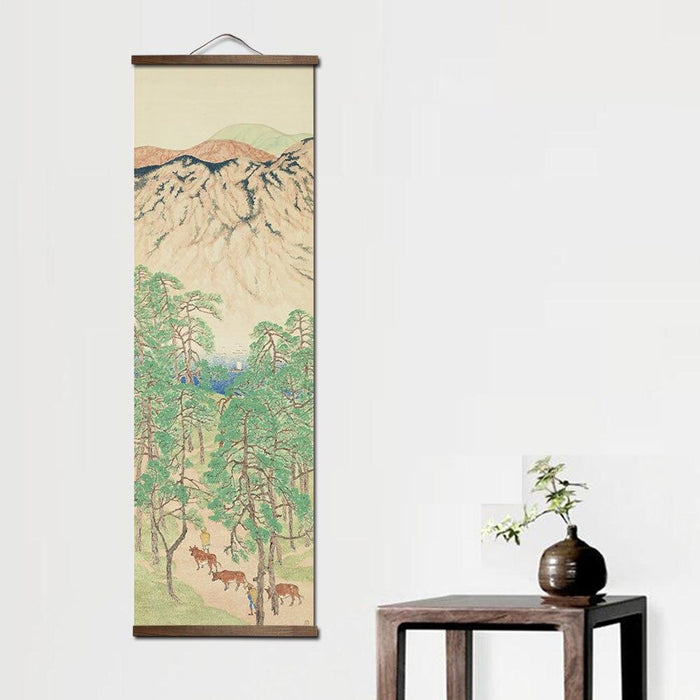 Arazzo da parete in stile giapponese con gancio in legno | Ramen Nation