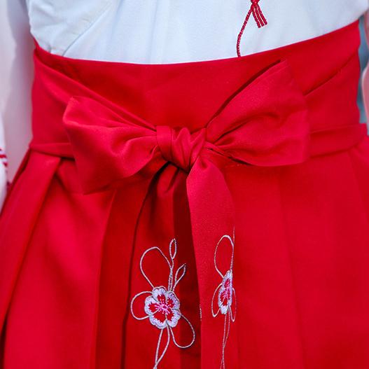 Kimono Japonais Traditionnel Femme - Rouge | Ramen Nation