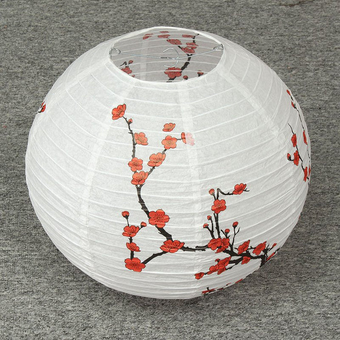 Lanterne en Papier Cerisier Sakura Blanc | Ramen Nation