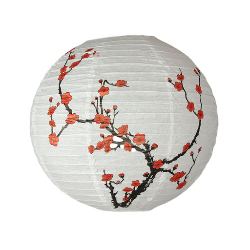 Lanterne en Papier Cerisier Sakura Blanc | Ramen Nation