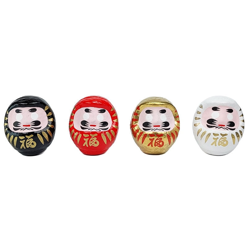 Lot 4 Daruma Japonais - 4,5 cm