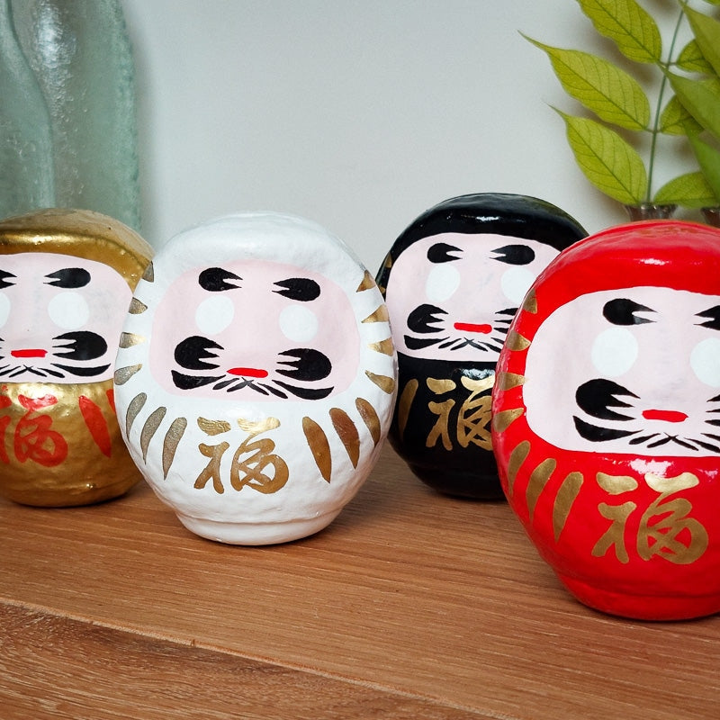 Lot 4 Daruma Japonais - 9 cm