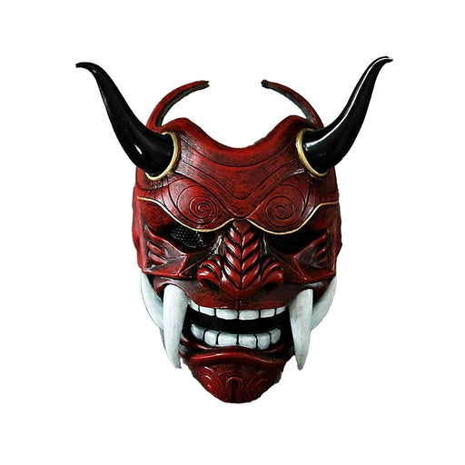 Masque Démon Japonais Oni Samouraï Rouge | Ramen Nation