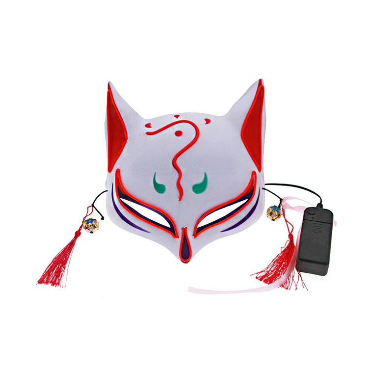 Masque Kitsune Renard Japonais LED | Ramen Nation
