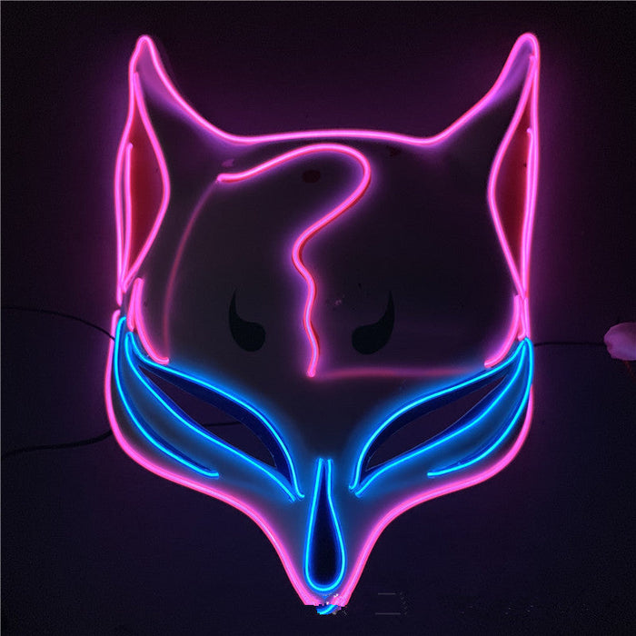 Máscara japonesa LED Fox Kitsune | Ramen Nation