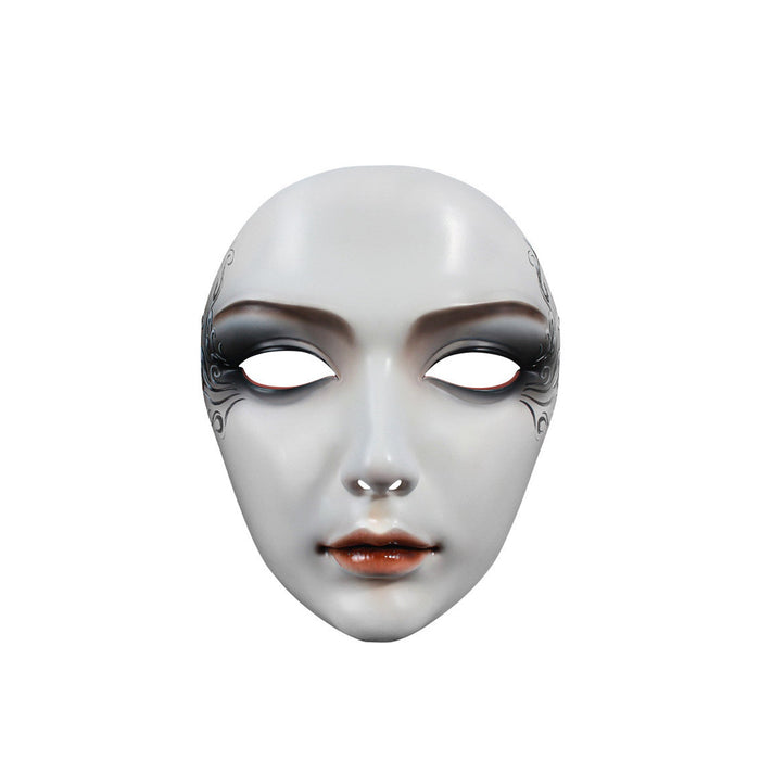 Máscara facial de mujer fantasma de porcelana japonesa | Ramen Nation
