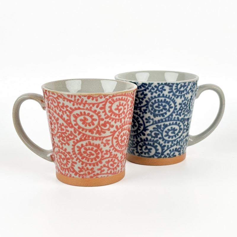 Mug Japonais Karakusa Bleu