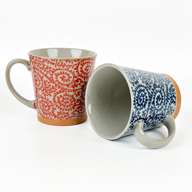 Mug Japonais Karakusa Bleu