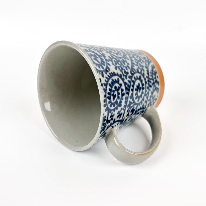 Mug Japonais Karakusa Bleu