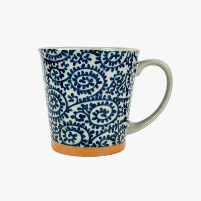 Mug Japonais Karakusa Bleu