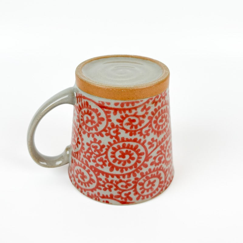 Mug Japonais Karakusa Rouge