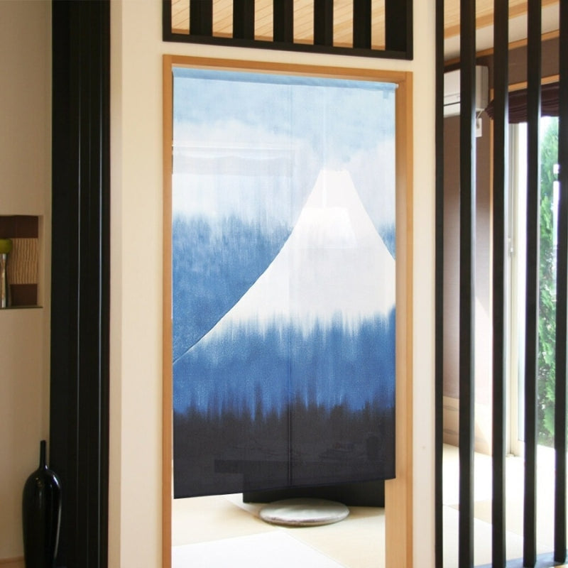 Noren Japonais Fuji Bleu