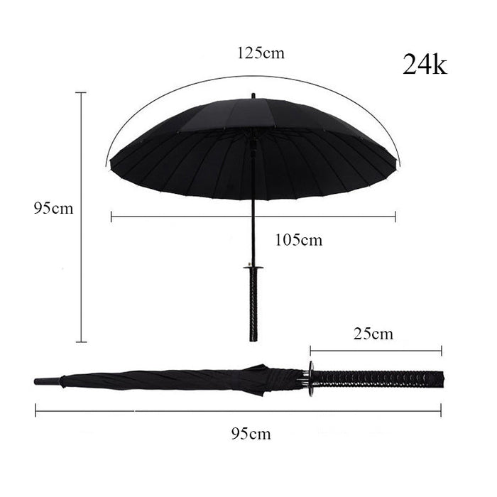 Parapluie Katana Japonais Noir | Ramen Nation
