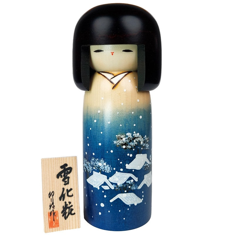 Poupée Kokeshi Hiver