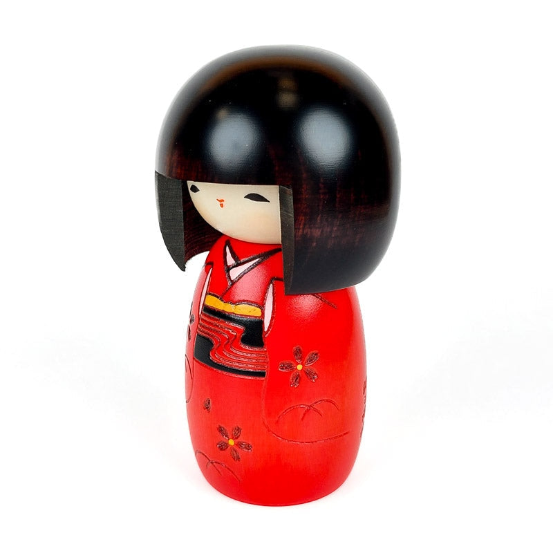 Poupée Kokeshi Rouge