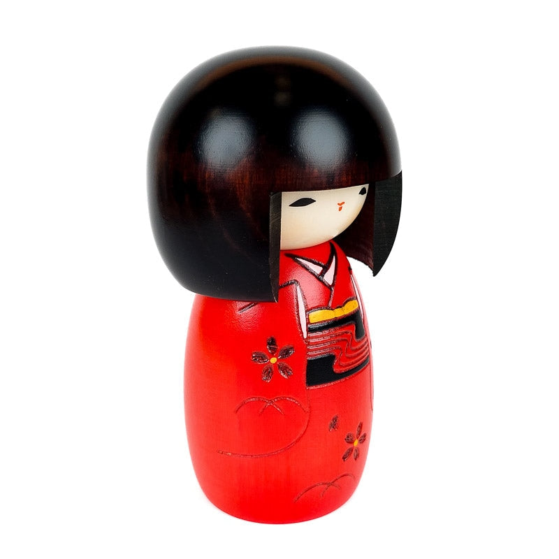 Poupée Kokeshi Rouge