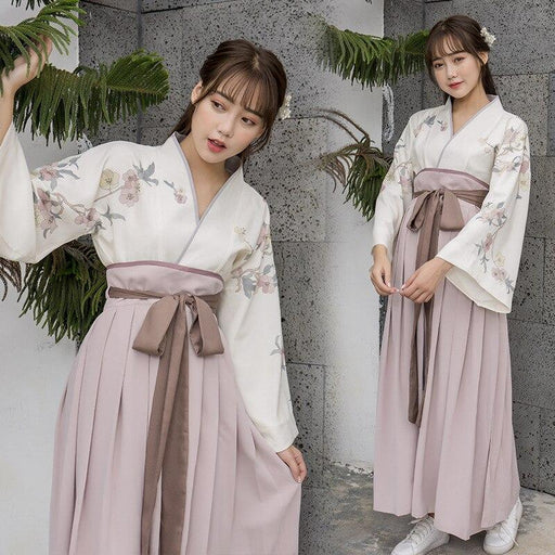 Kimono japonés de túnica larga para mujer | Ramen Nation