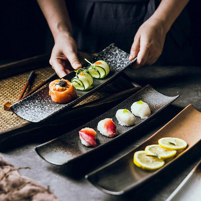 Assiette en céramique japonaise à sushi | Ramen Nation