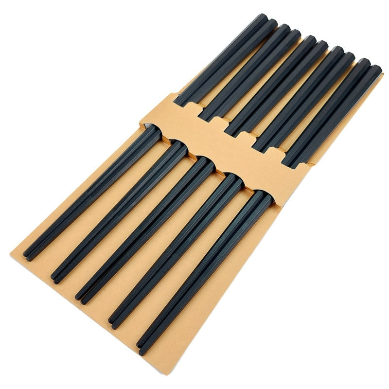 Set 5 Paires de Baguettes Noires