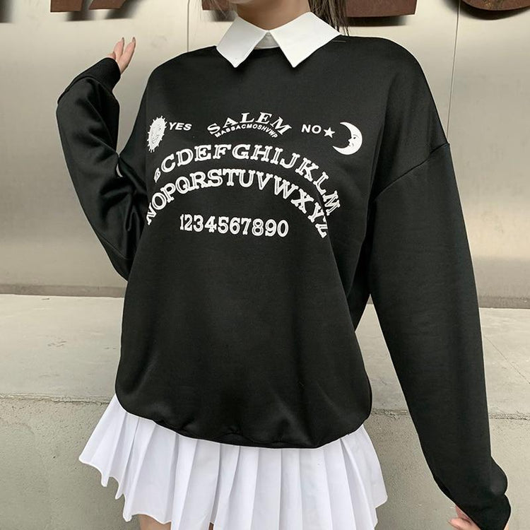 Sweats Femme Streetwear Chic Motif Lettre Imprimée | Ramen Nation