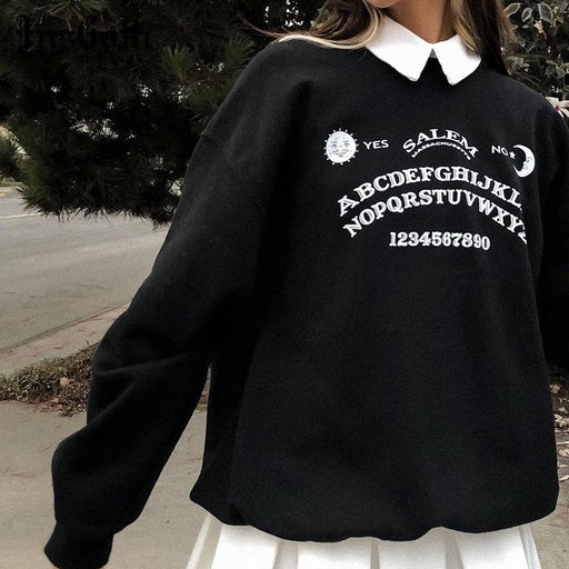 Sweat Noir pour Femme avec Col Détachable | Ramen Nation