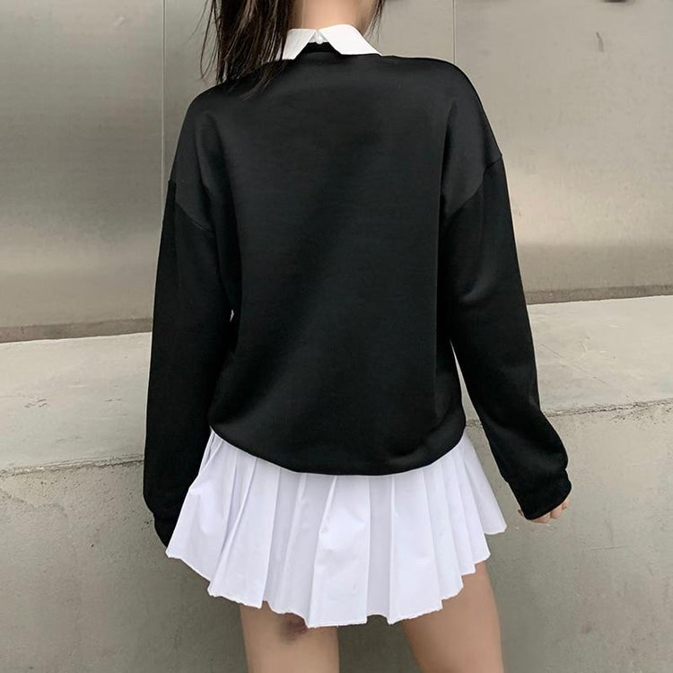 Sweats Femme Streetwear Chic Motif Lettre Imprimée | Ramen Nation