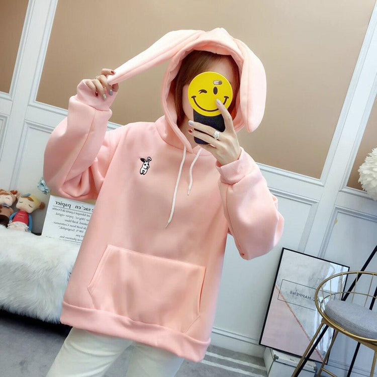 Sweats à Capuche Femmes Kawaii Oreilles de Lapin | Ramen Nation