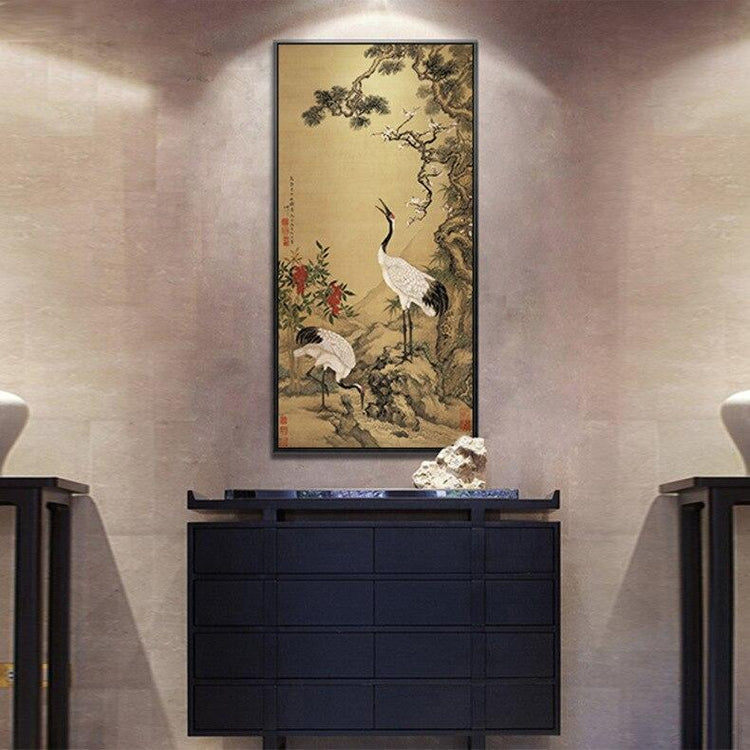 Toile imprimée Peinture traditionnelle chinoise de pivoine | Ramen Nation
