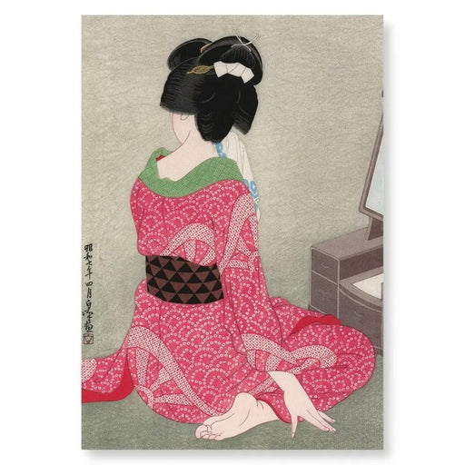 Décoration Murale Moderne DST0083 - Jeune femme au sabre style japonais -  Tableau déco Fantastique - Printadeco – Printadeco-SAS