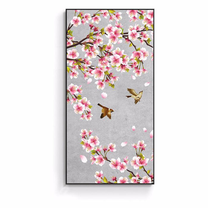 Tableau Japonais Cerisier Sakura et Oiseaux | Ramen Nation