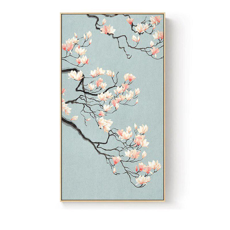 Toile imprimée motif fleuris style japonais | Ramen Nation