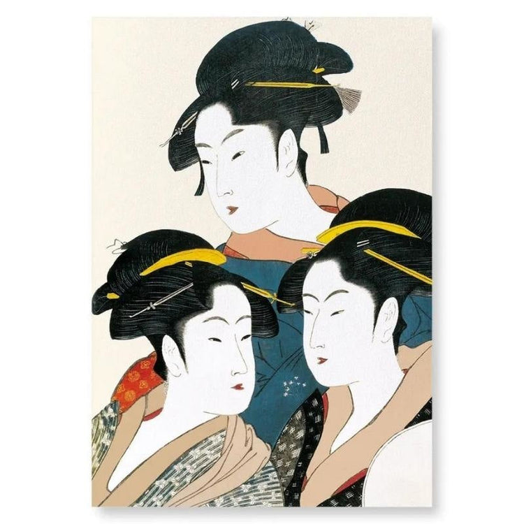 Tableau Japonais Trois Beautés - A4 | Ramen Nation