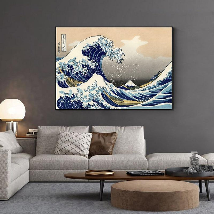 Pintura japonesa de la ola de Kanagawa | Ramen Nation