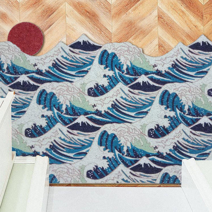 Alfombra de entrada japonesa Kanagawa Wave | Ramen Nation