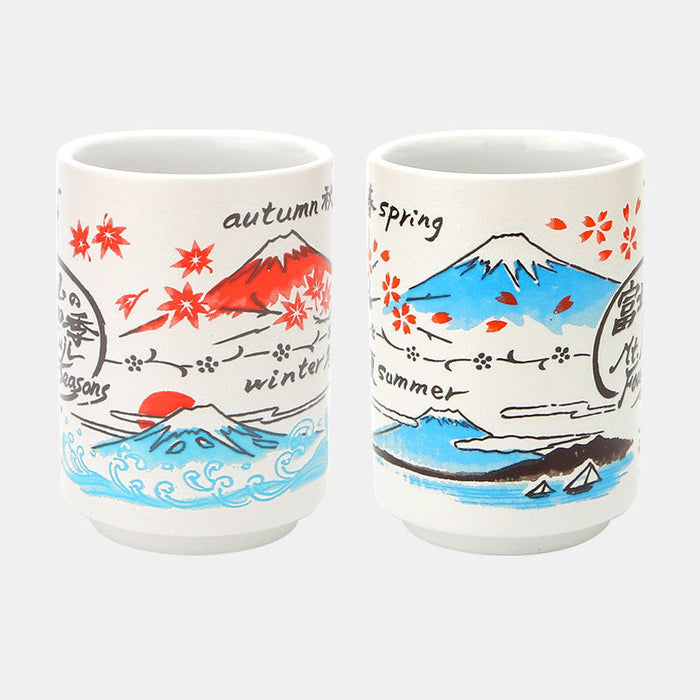 Tasse à Thé Imprimée Mont Fuji Japonais | Ramen Nation