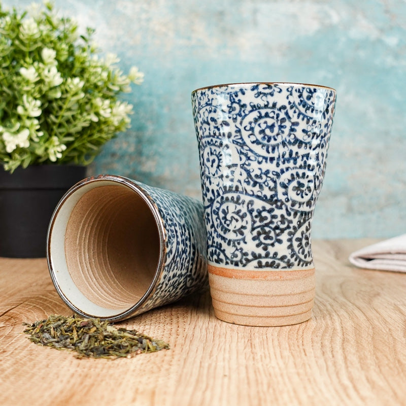 Tasse Haute Japonaise Bleu