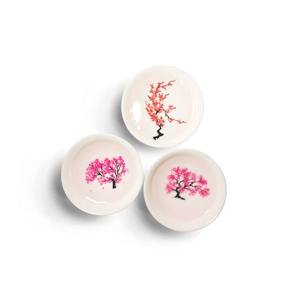 Tasse magique Sakura japonaise à changement de couleur, tasse à thé à  température froide, présentoir de fleurs, tasse à thé simple en céramique,  bol à thé Kung fu