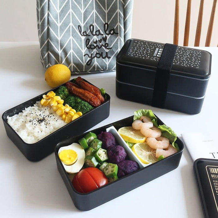Bento Lunch Box Japonais Noir | Ramen Nation