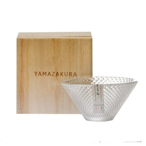 Vaso de sake de cristal acampanado | Ramen Nation